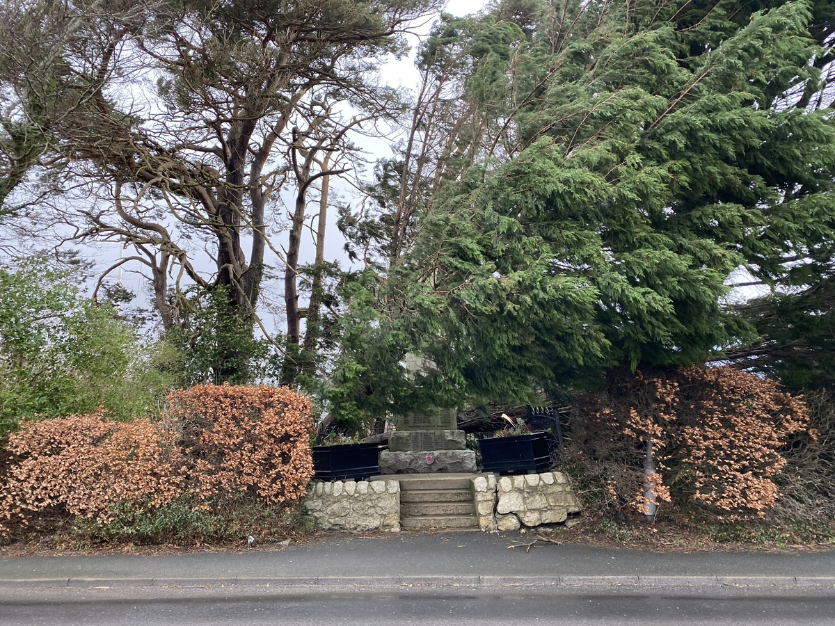 Brodick War Memorial narrowly missed by inches