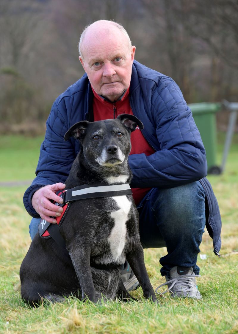 Henry and Amber make a winning fundraising combination. Photograph: Iain Ferguson, alba.photos.