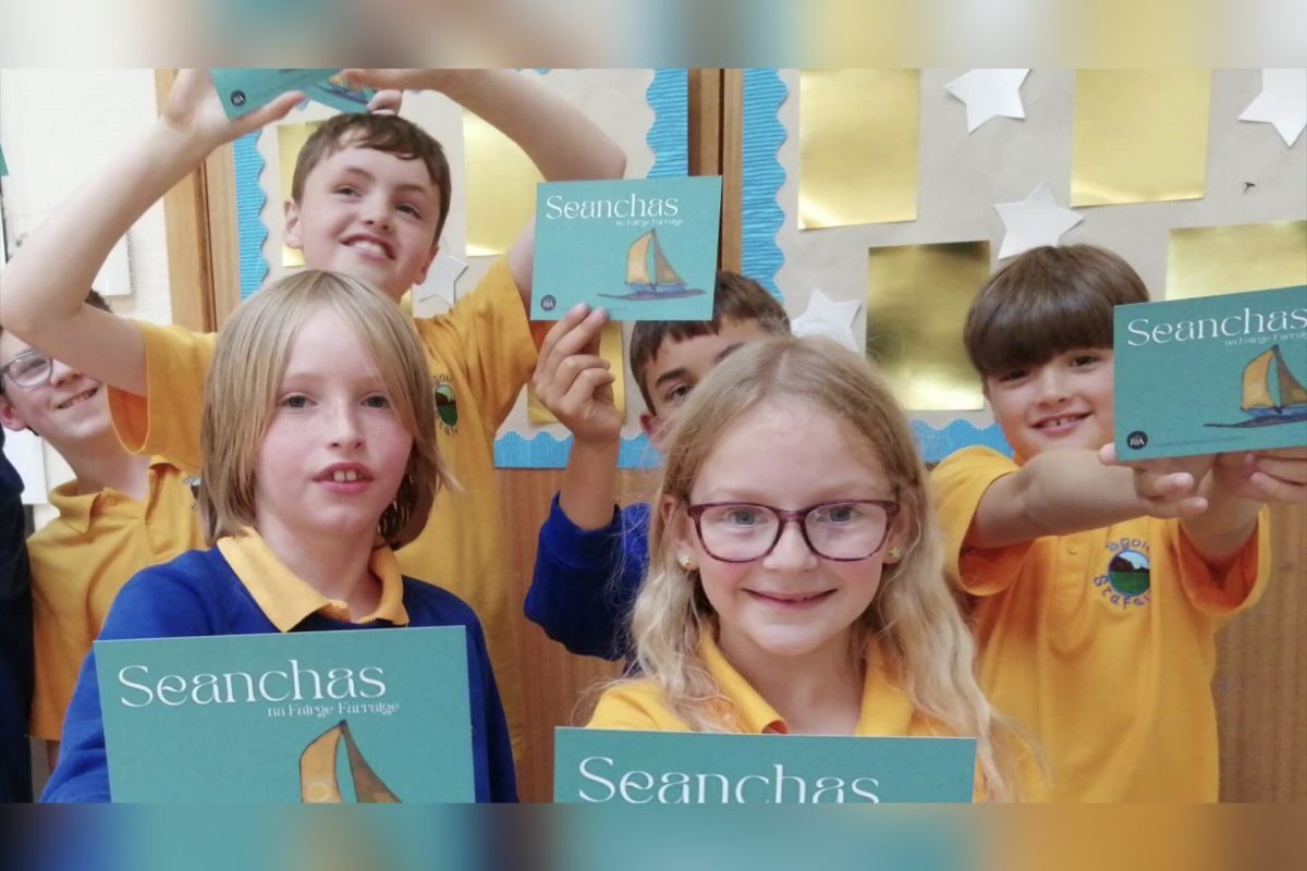 Staffin School and CnaG - Seanchas Na Fairge. Photograph: FilmG