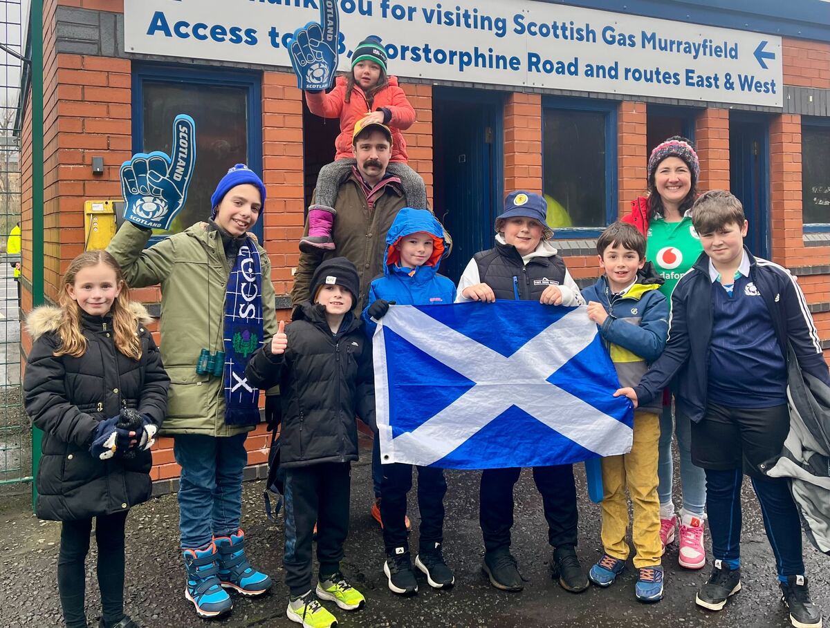 Mallaig youngsters lap up Six Nations match at Murrayfield