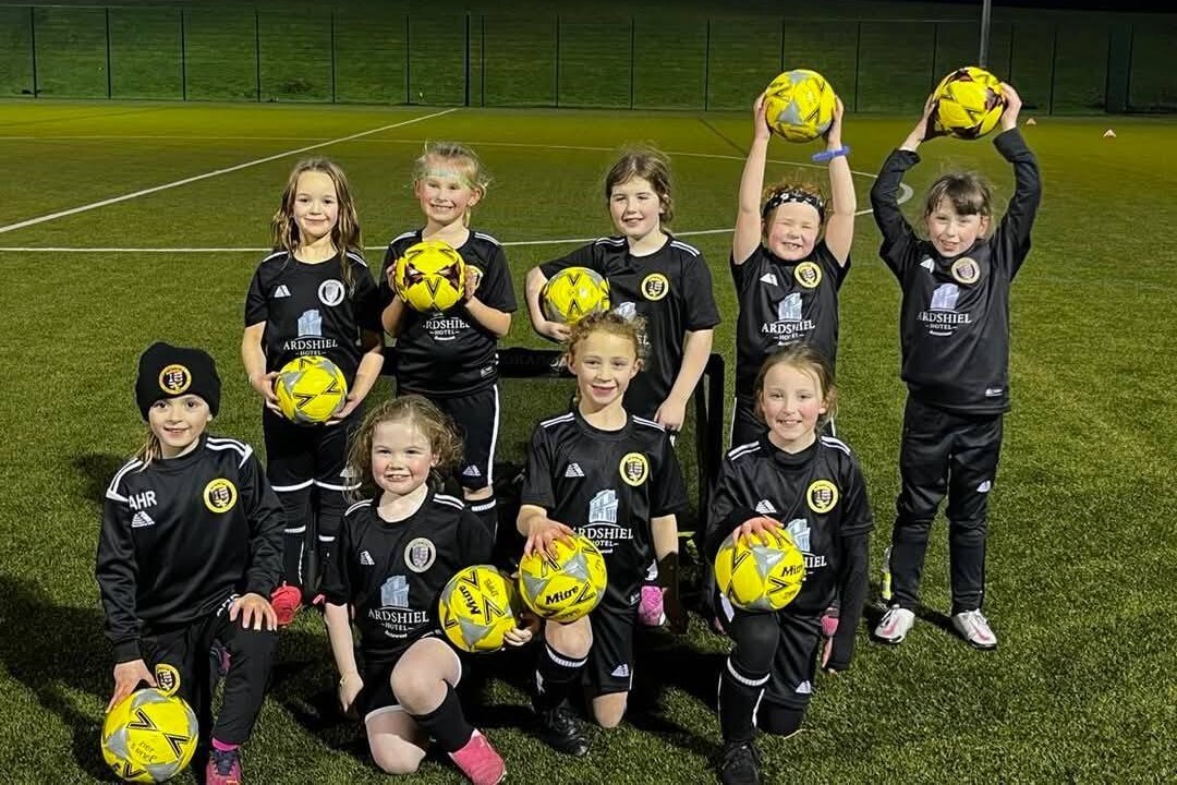 Young footballers have a ball – each – thanks to generous donors