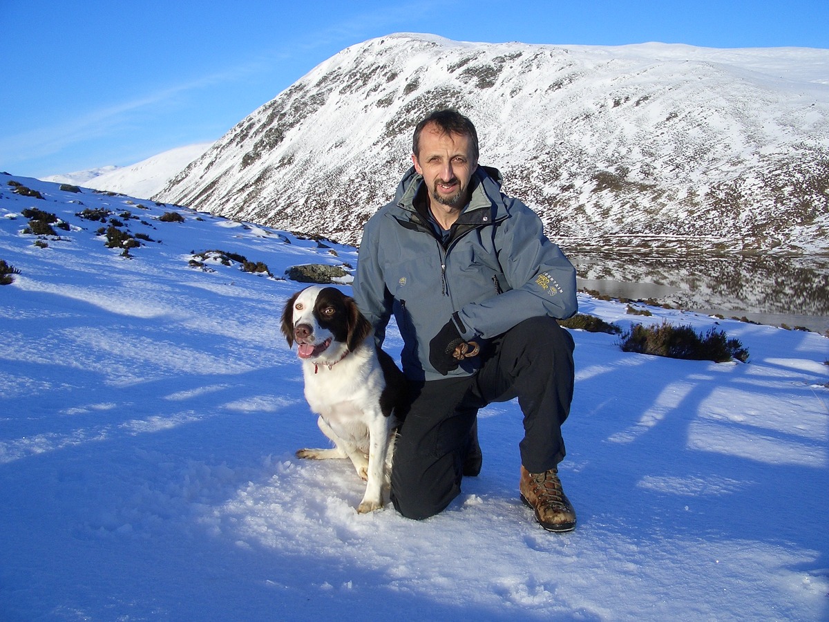 Kevin and Corrie on Glen Turret. Photograph supplied by Kevin Howett.