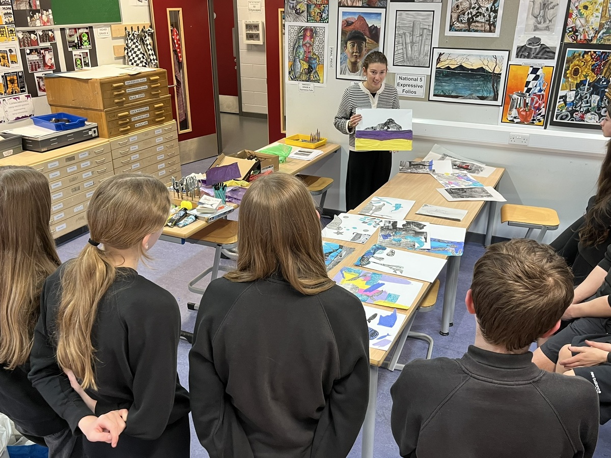 COAST hosts marine art workshop at Arran High School