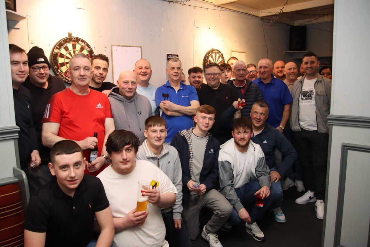 Darts players arrow in at James Robertson Memorial Competition