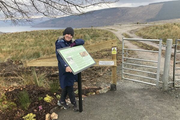 New sign tells the tale of the mysterious Tinker's Heart in Argyll