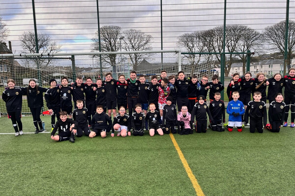 Youngsters have a ball at February football camp