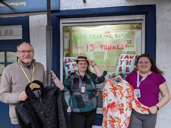 Recycling rockets at thriving community shop