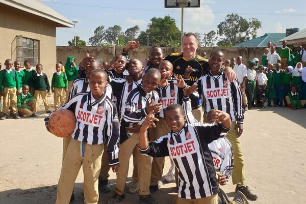 Campbeltown football strips given new lease of life in Africa