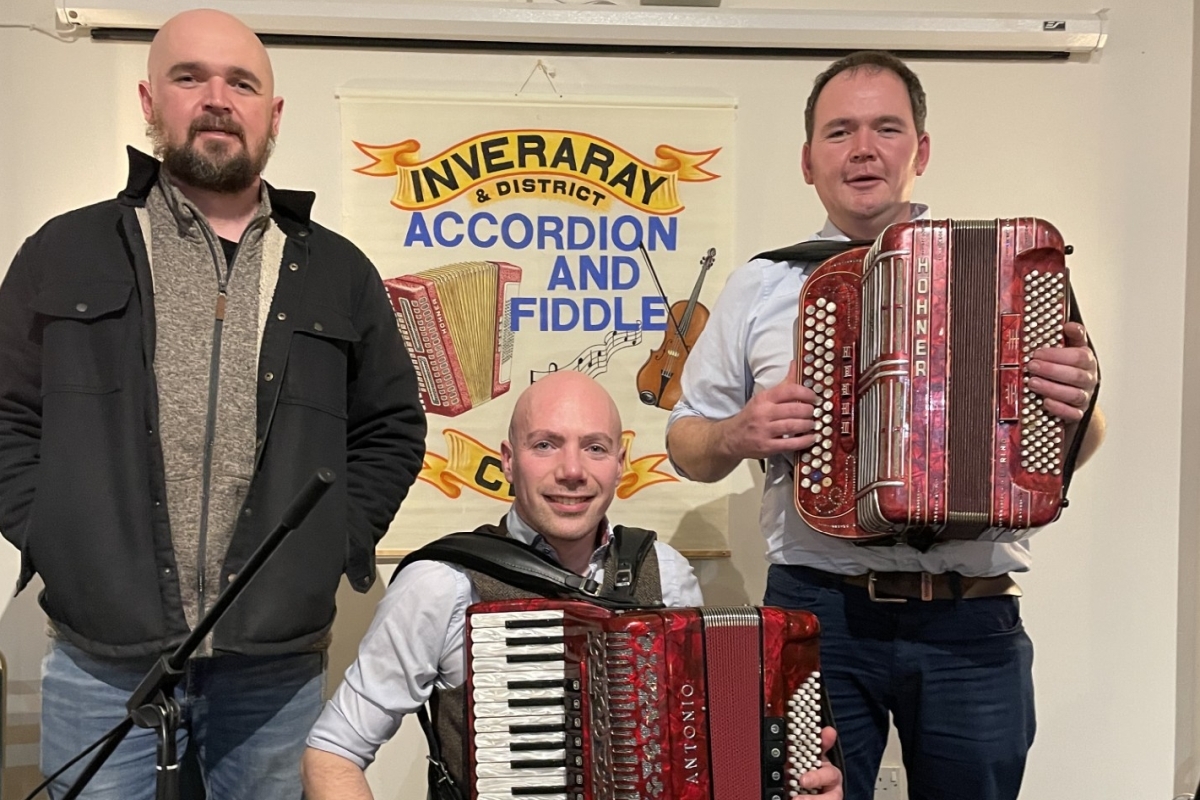 Entertaining evening at Inveraray's popular monthly musical club