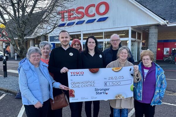 Tesco grants give big boost to Oban community