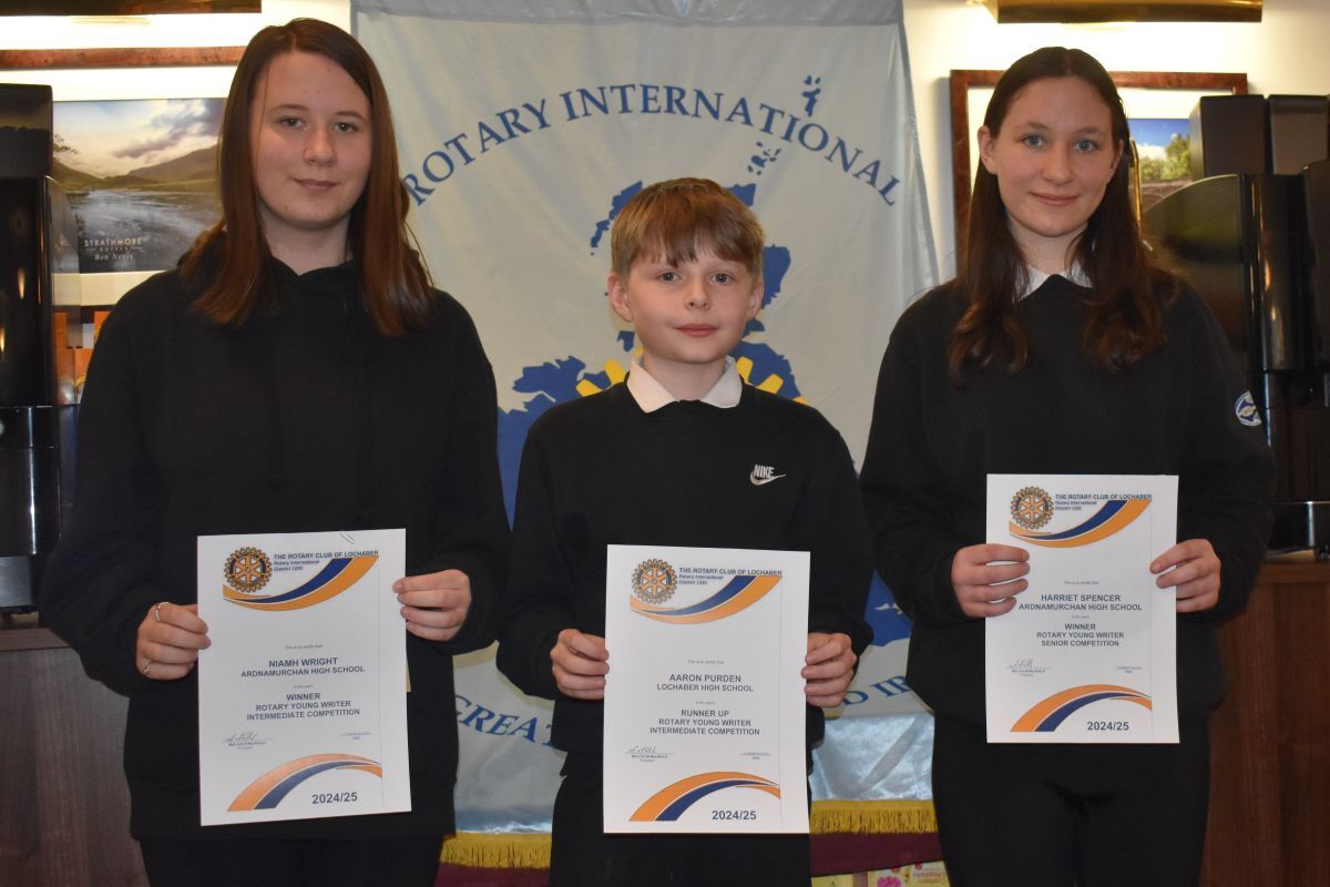 Standards high as young Lochaber writers put pen to paper