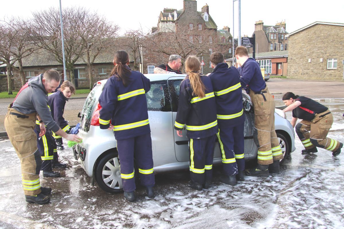 Campbeltown firefighters scrub up for good cause