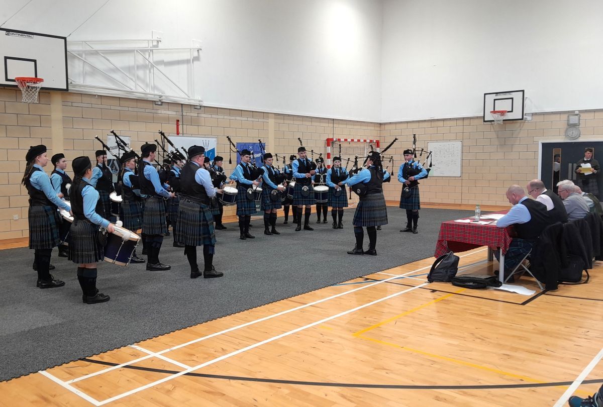 Kintyre Schools Pipe Band kicks off 2025 season