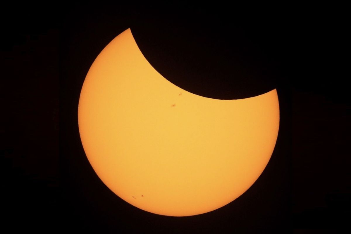 Seeing Stars: Watch the Moon take a bite out of the Sun