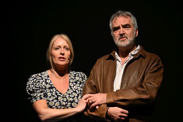 Kathleen Bate and Ian Henry as Jean and Rab. Photograph: Spotlightmtg/Debbie Day.