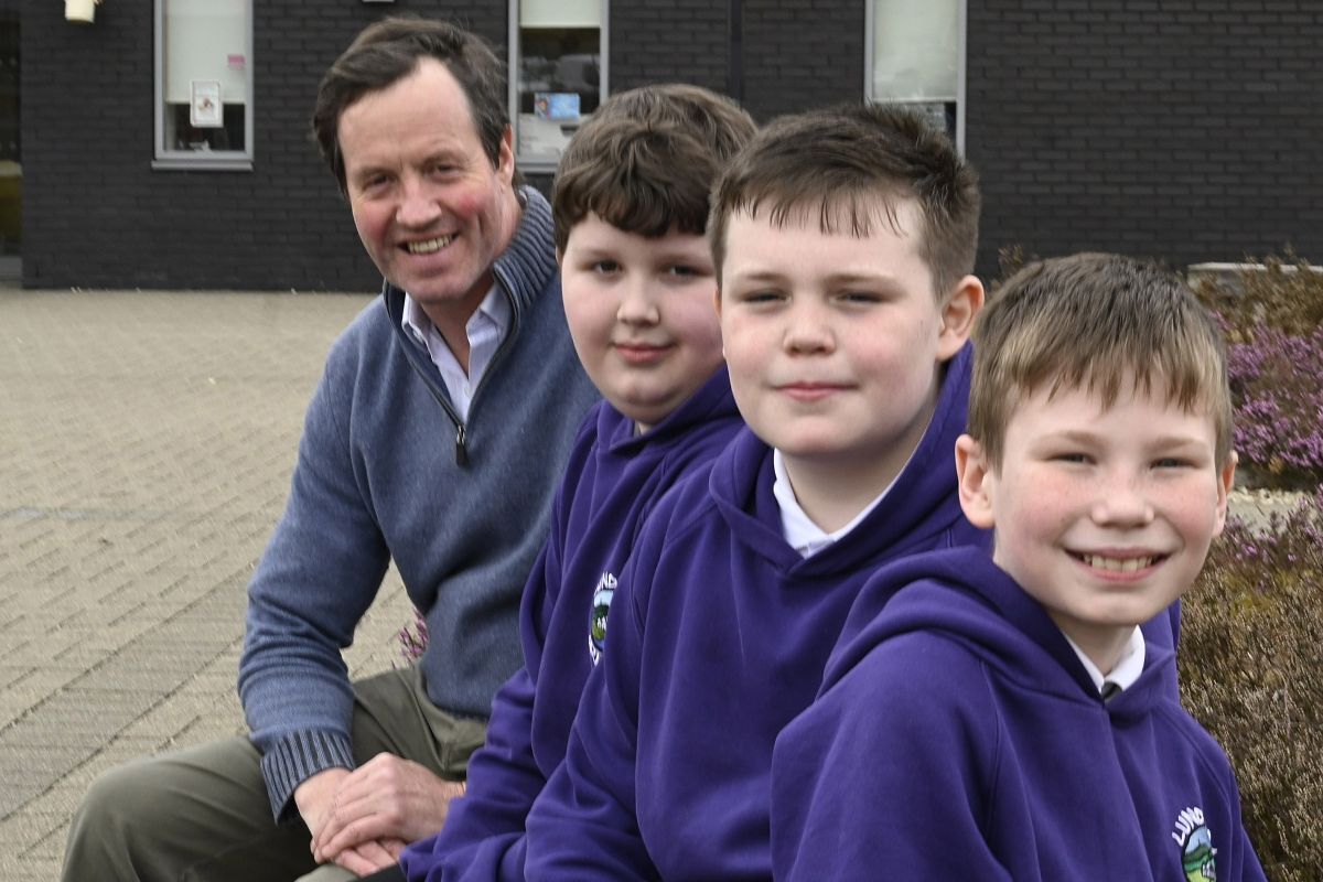 Inspirational exchange for Lundavra Primary School trio