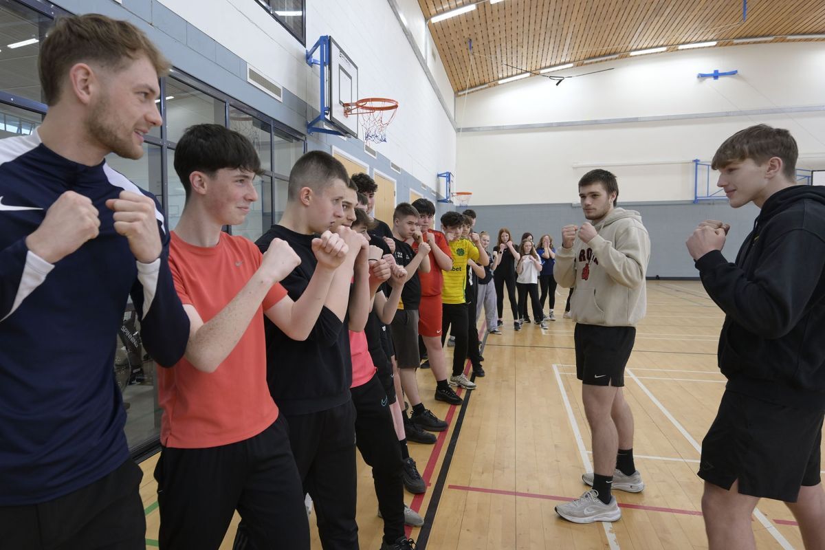 Back to school for Bodkin boxing brothers