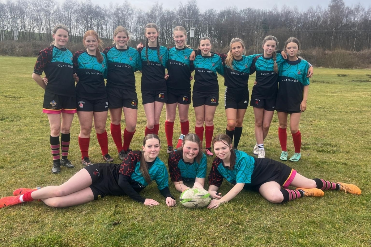 Argyll and Bute U16 rugby girls continue to grow in confidence