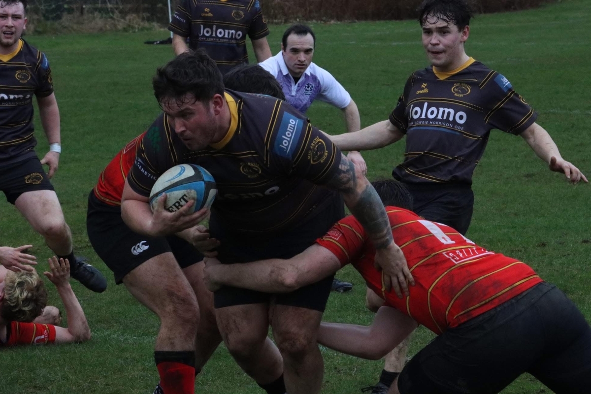 Mid Argyll hang on to win tough game