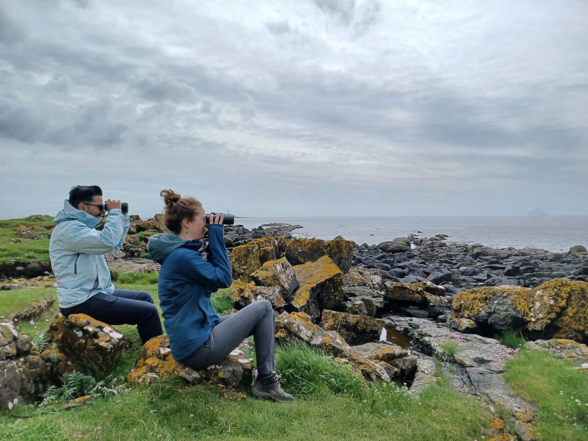 The new Arran Wildlife Code is aimed at inspiring responsible wildlife watching on the island. Photograph: Lucy Wallace. The new Arran Wildlife Code is aimed at inspiring responsible wildlife watching on the island. Photograph: Lucy Wallace.