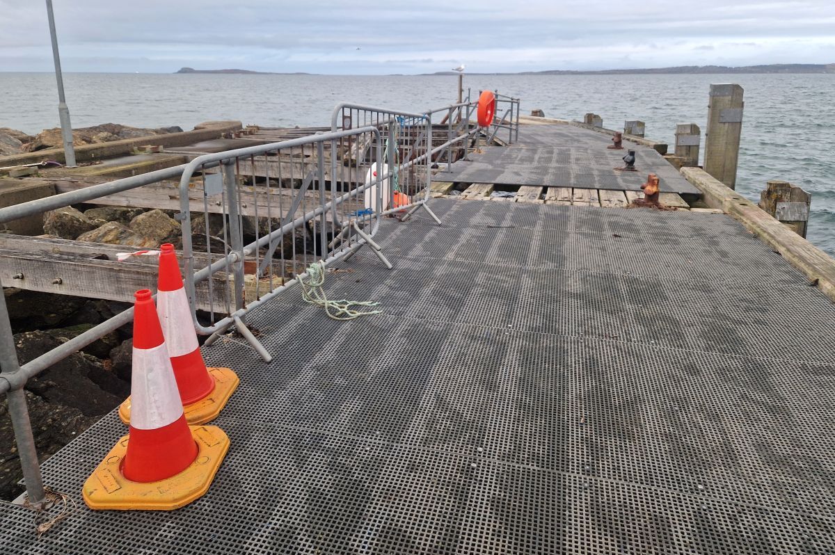 Safety appeal to users of Tayinloan Pier