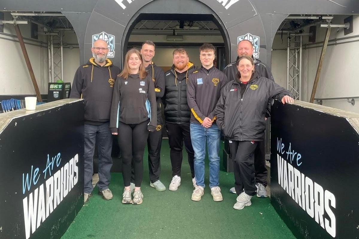 Mid Argyll rugby coaches spend a day with Warriors