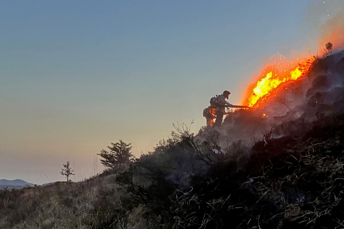 Wildfire scorches large area of Knapdale