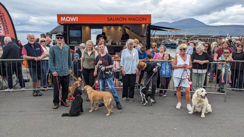 Mowi at Carradale Harbour Day - photo Alan Milstead