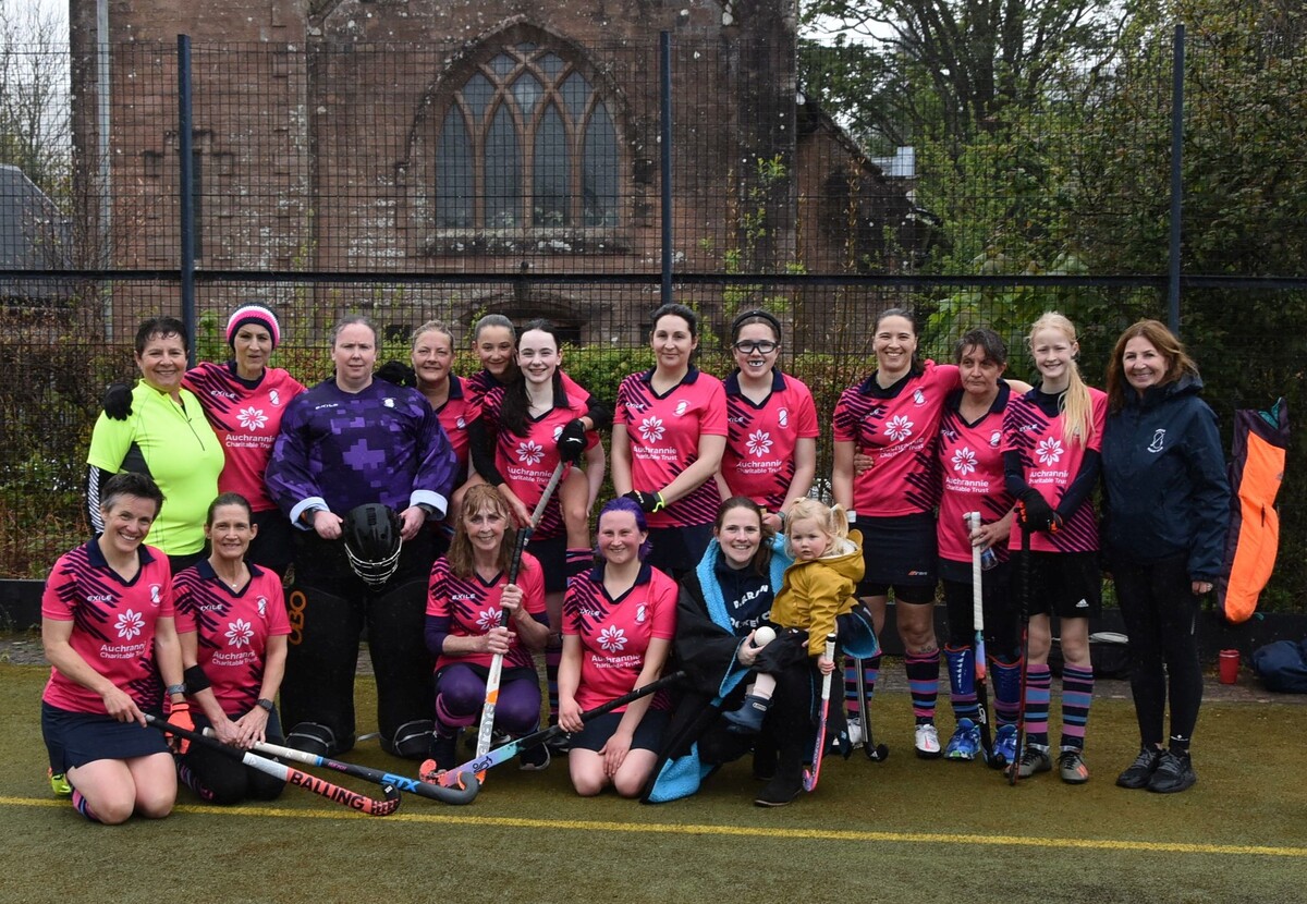The Arran Ladies Hockey team that has ranked third in the fourth division of the West District League. The Arran Ladies Hockey team that has ranked third in the fourth division of the West District League.