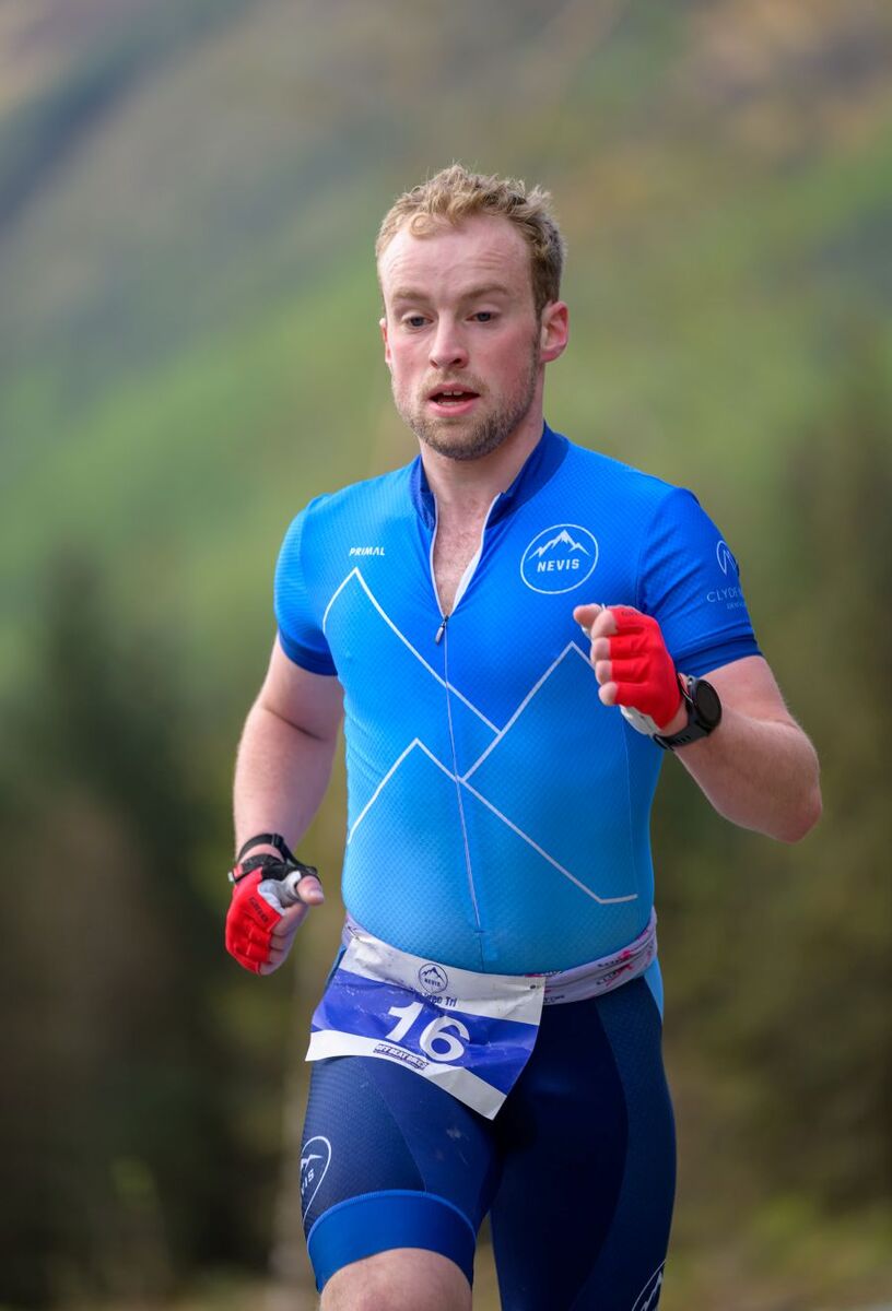 Ruaridh Oliver-Jones took first place overall at this years Wee Tri. Photograph: Phil Hughes.