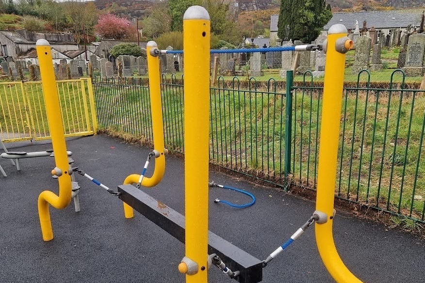 Council says play park equipment was 'tampered with'
