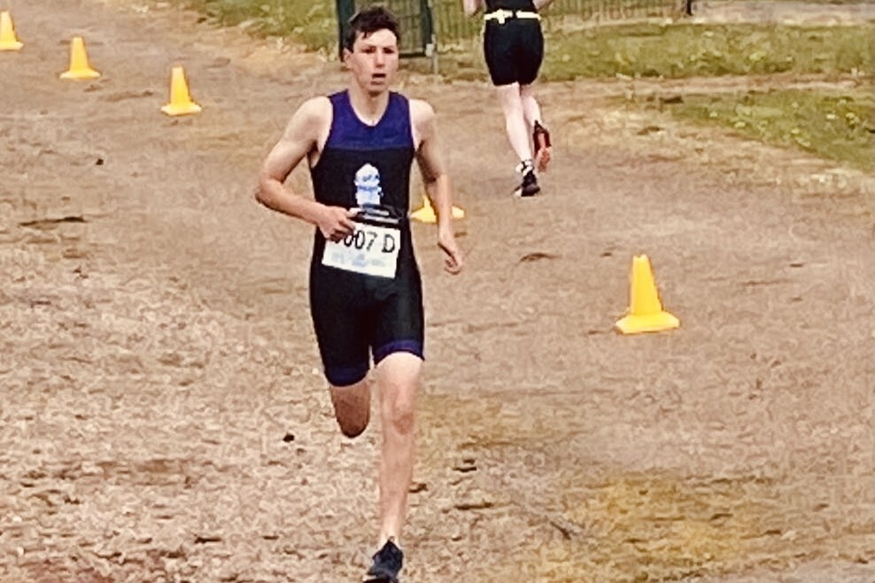 Freddie Lucas during one of the running events. Photograph: AJTC. Freddie Lucas during one of the running events. Photograph: AJTC.