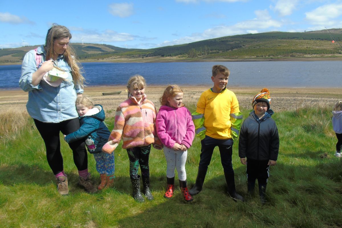 Juniors on the hunt for something fishy at Lussa Loch