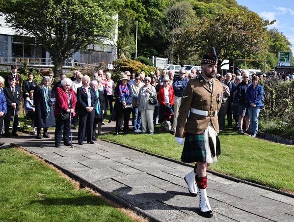 Watch: Oban commemorates 80th anniversary of VE Day