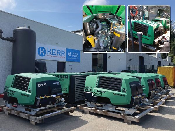 Kerr and Kaeser offer emissions-free aquaculture compressors