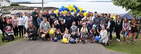 Sponsored walk doubles goal for MND