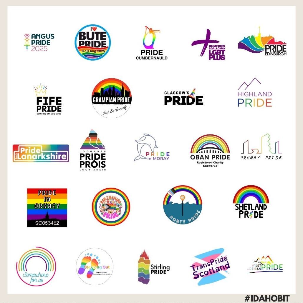 More than 20 Pride organisers from across Scotland have issued a joint statement ahead of May 17's International Day Against Homophobia, Biphobia and Transphobia (IDAHOBIT) More than 20 Pride organisers from across Scotland have issued a joint statement ahead of May 17's International Day Against Homophobia, Biphobia and Transphobia (IDAHOBIT)