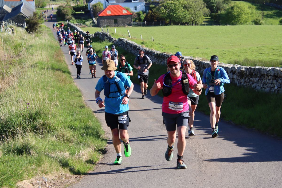 Runners were in good spirits towards the start of this year’s race.