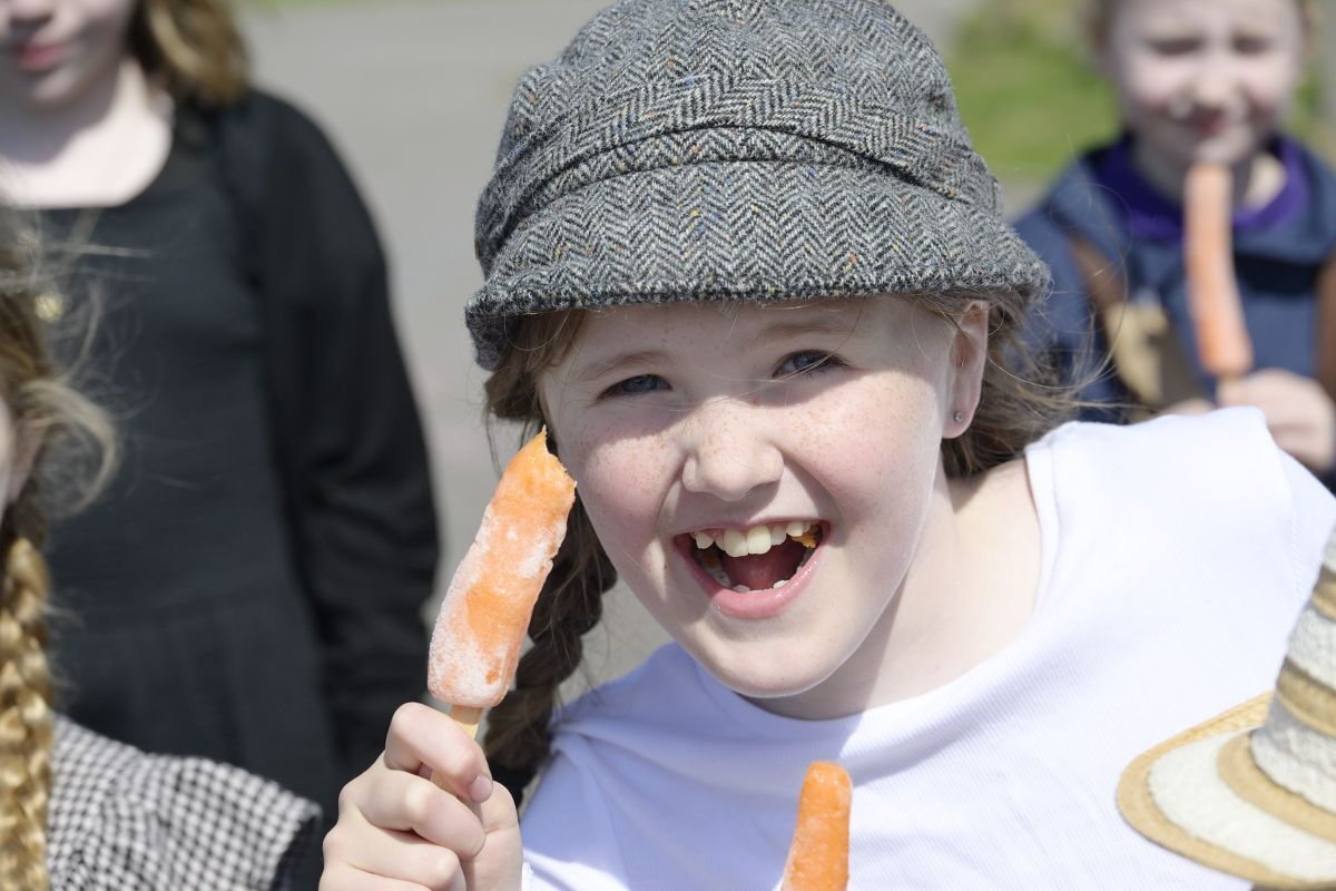Wartime learning takes Lundavra Primary pupils on a trip back to 1945