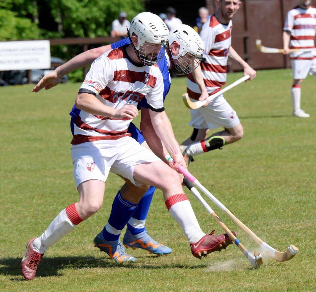 WEB NO F21 Shinty 25 LochaberVKilmallie2nds IainFyfe StephenMacAllister IF WEB NO F21 Shinty 25 LochaberVKilmallie2nds IainFyfe StephenMacAllister IF