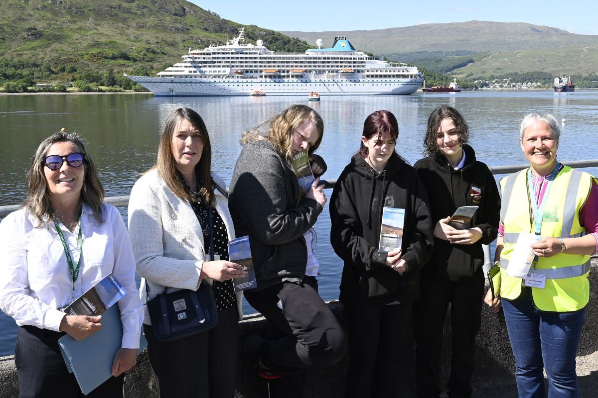 Big Fort William welcome for MS Amera and her crew and passengers