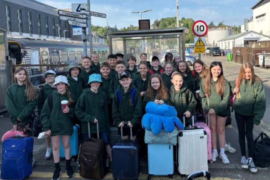 Our Glasgow day out. Photograph: St Columba's Primary School