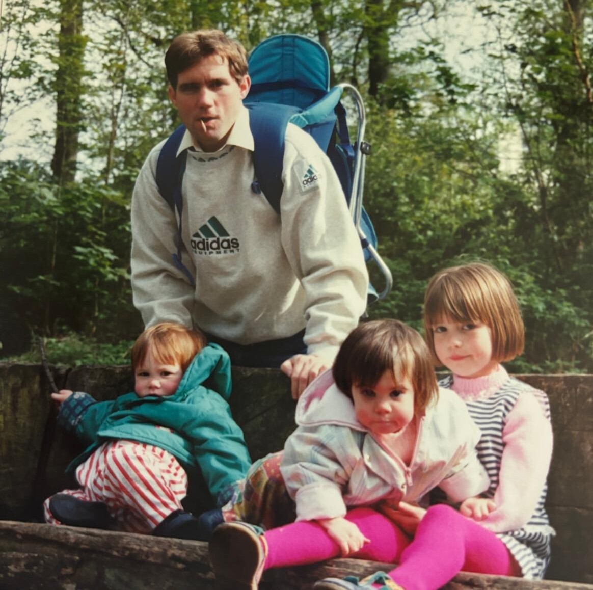 Major Gary Paul Sparks with daughters Esme, right, and Lucy, and son Paddy. Photograph: Chinook Justice Campaign. Major Gary Paul Sparks with daughters Esme, right, and Lucy, and son Paddy. Photograph: Chinook Justice Campaign.