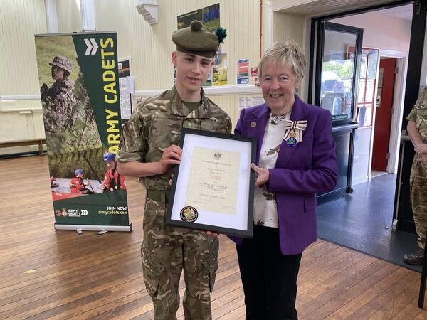 Lochgilphead cadet wins top honour