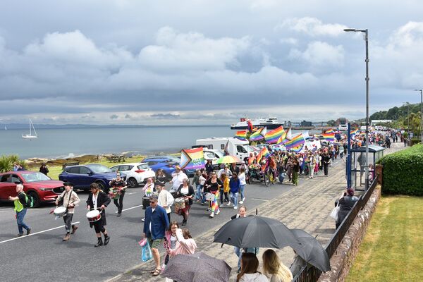 Hundreds celebrate “love, acceptance and unity” at Arran Pride