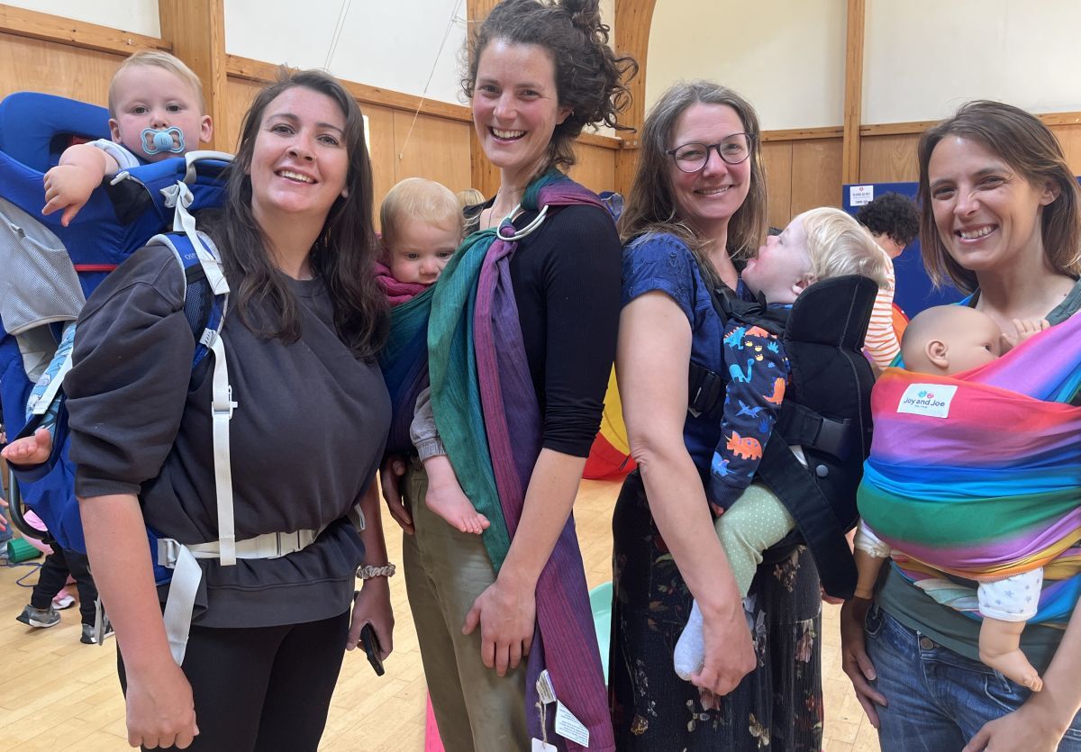 A new baby-wearing Sling Library is here to help thanks to a grant from the Oban Common Good Fund. A new baby-wearing Sling Library is here to help thanks to a grant from the Oban Common Good Fund.