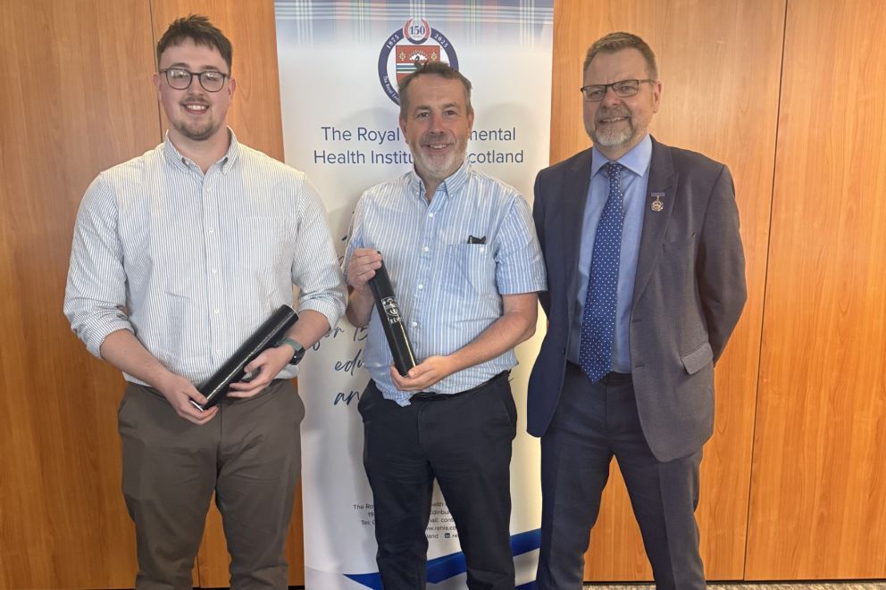Hat-trick of awards for Council's Building Standards Team