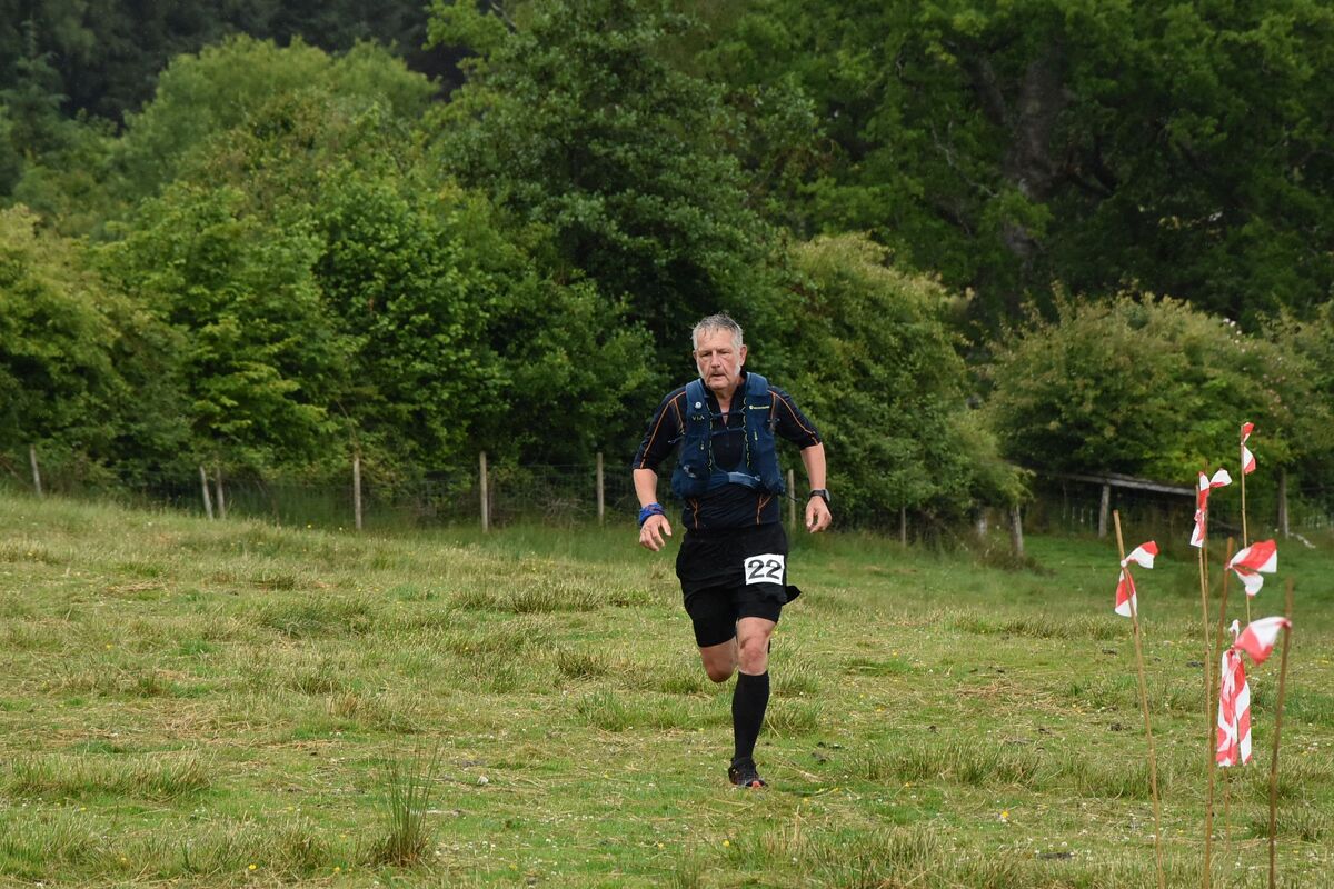 First Arran local, Mark Bentley, returns home in under four hours. First Arran local, Mark Bentley, returns home in under four hours.