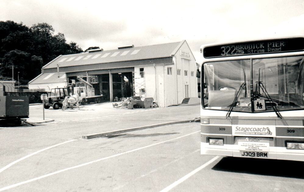 Stagecoach has opened a customer service office in Brodick where passengers can call for bus information. Stagecoach has opened a customer service office in Brodick where passengers can call for bus information.