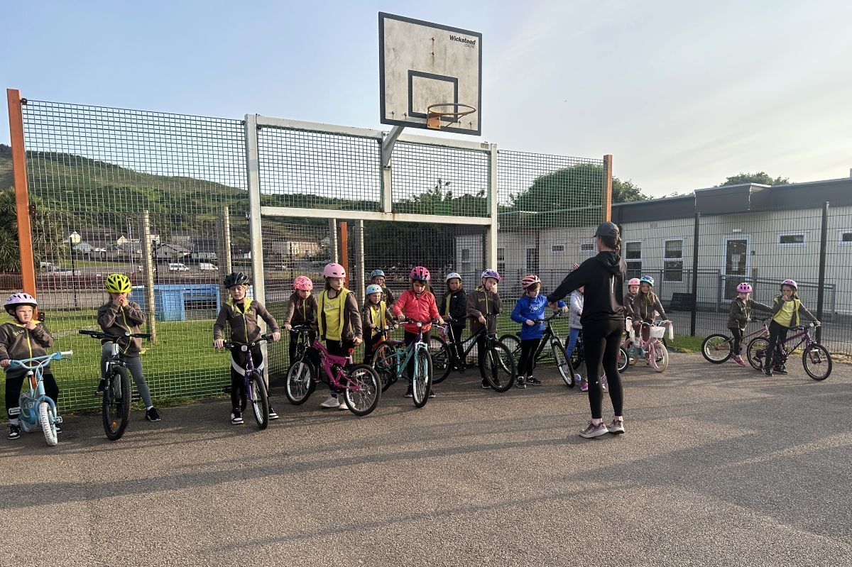 Charlotte shared with the girls lots of valuable advice.